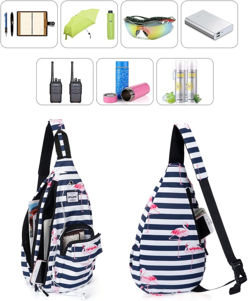 HAWEE Backpack Sling for Women Anti-Water Crossbody Bag Inclined Adjustable Pack | Casual, Adjustable Strap, Water Repellent, for Travel/Sport - Image 2